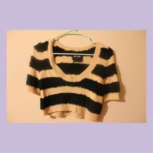 Nasty Gal fuzzy crop top